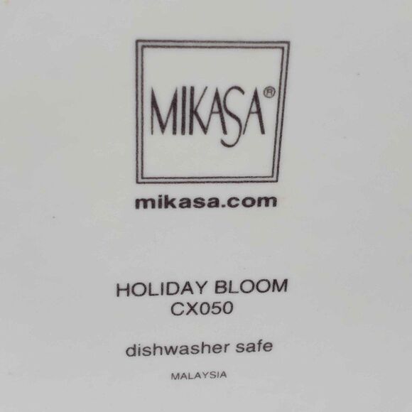 Mikasa Holiday Bloom Coffee Pot Poinsettia Christmas Winter - Picture 8 of 10